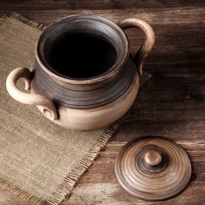 Горшок духовой 1,5 л "Этно" с ручками