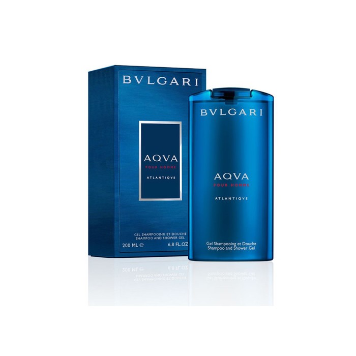 Шампунь и гель для душа мужской Bvlgari Aqva Atlantiqve, 200 мл