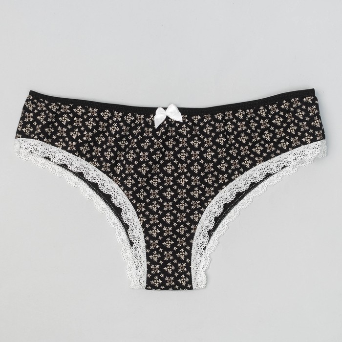 Трусы женские слипы MB1795 цвет чёрный, р-р 42-44 (M)