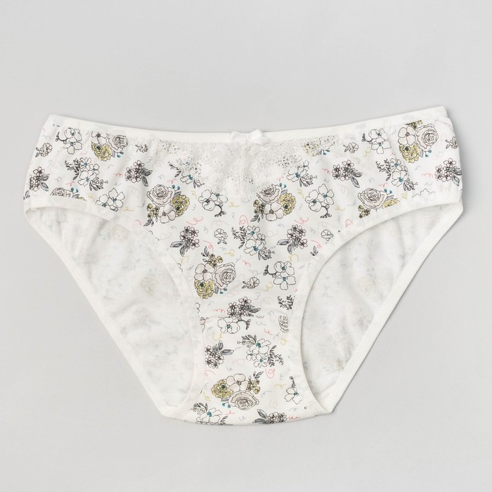 Трусы женские слипы MB3551 цвет белый, р-р 46-48 (XL)