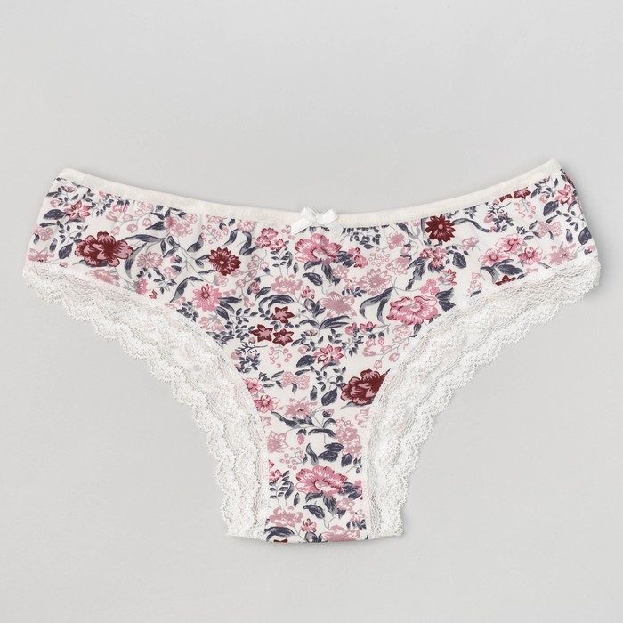 Трусы женские слипы MB3722 цвет белый, р-р 46-48 (XL)