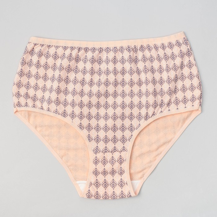 Трусы женские слипы MB3771 цвет бежевый, р-р 52-54 (4XL)