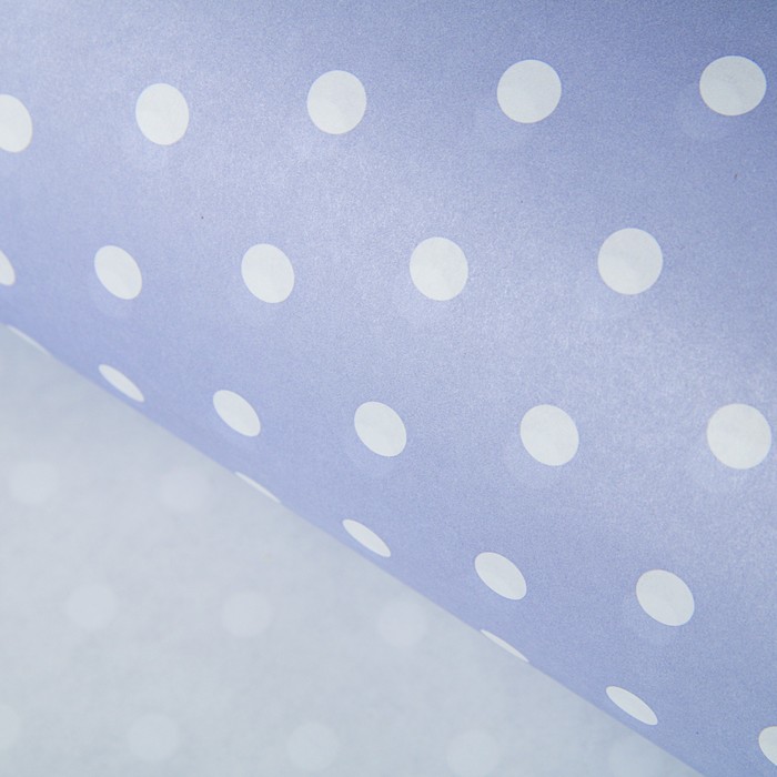 Бумага упаковочная глянцевая "Лиловый горох", 70 х 100 см, 110 г/м2