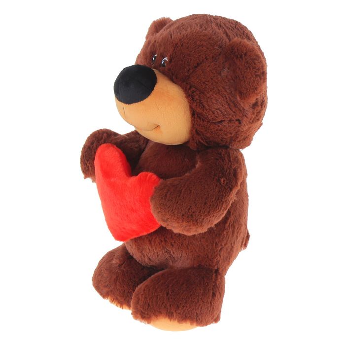 Мягкая игрушка "Мишка с сердцем", цвета МИКС