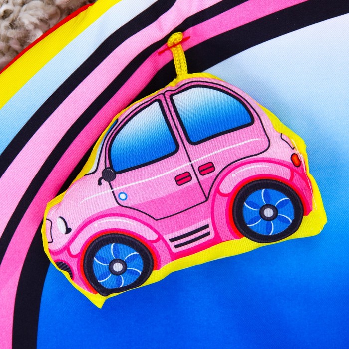 Коврик детский развивающий «Машинка», 2 игрушки