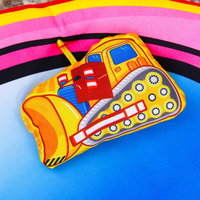 Коврик детский развивающий «Машинка», 2 игрушки