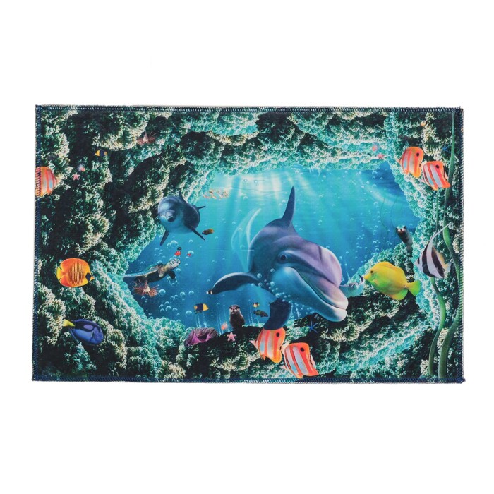 Коврик для ванной "Морская жизнь"
