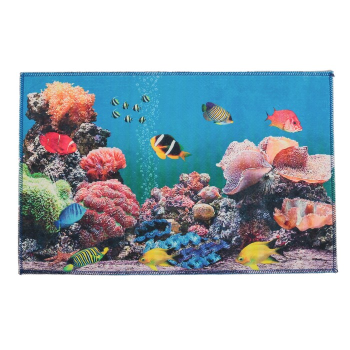 Коврик для ванной "Морское дно"