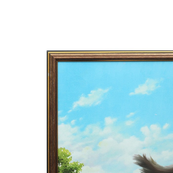 Картина "Конь с жеребёнком" 53х73 см