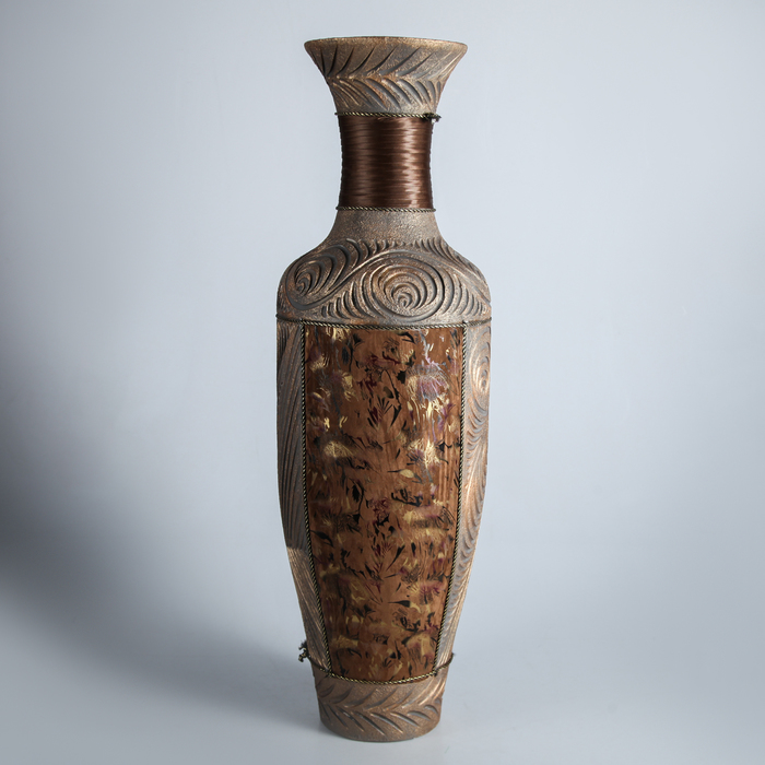 Ваза "Гермес" кожа микс