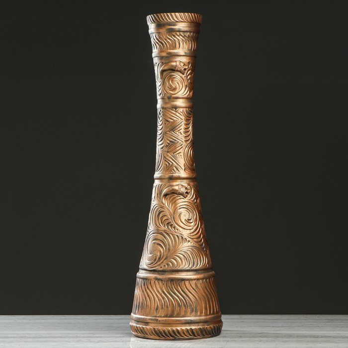 Ваза "Лаура" медь микс