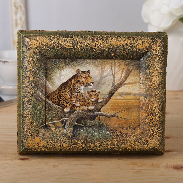 Ключница "Леопарды" 24х29 см