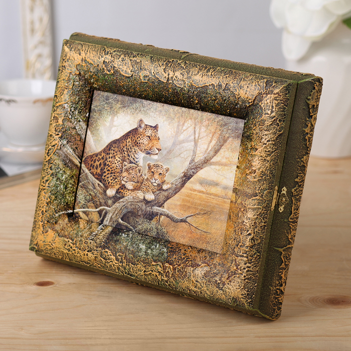 Ключница "Леопарды" 24х29 см