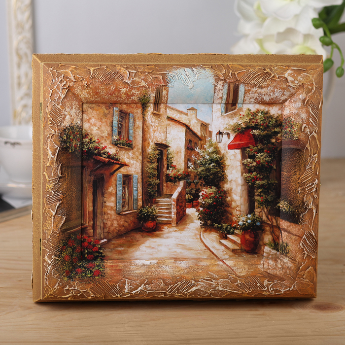 Ключница "Цветочная улица" 29х34 см