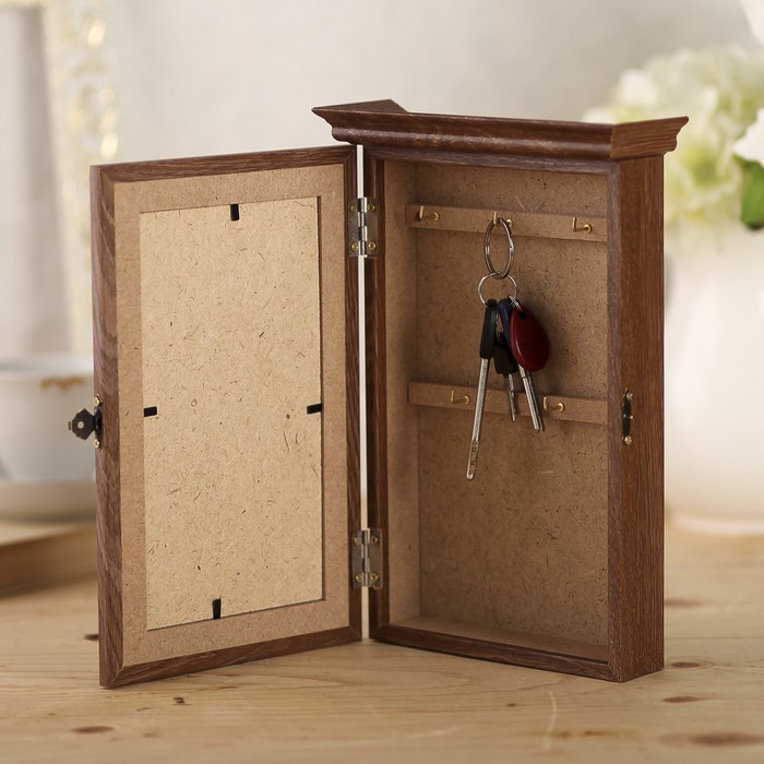 Ключница "Тигр" шоколад 28,5х20х6 см