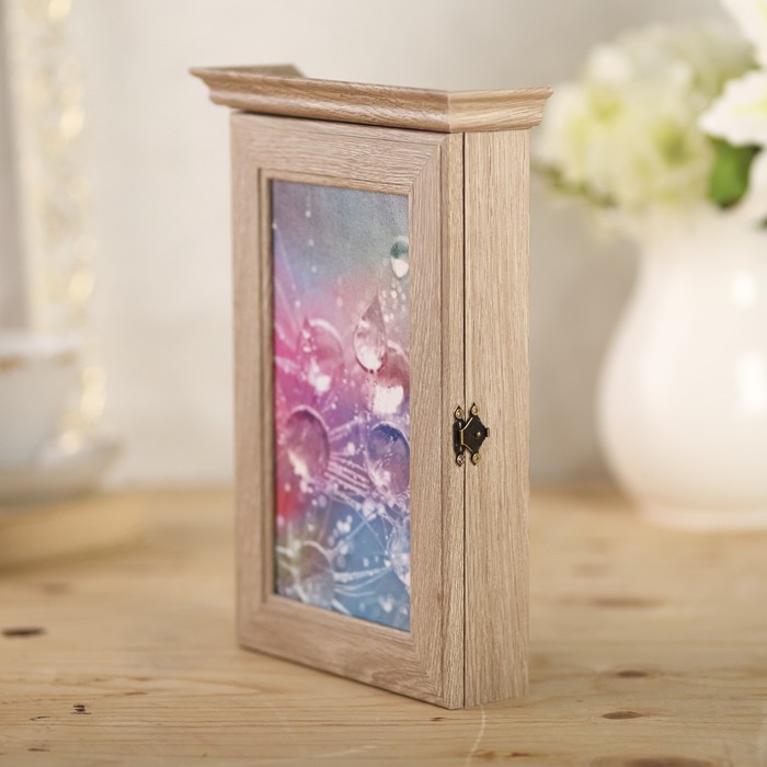 Ключница "Капли" янтарь 28,5х20х6 см