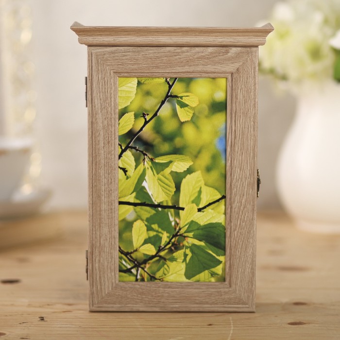 Ключница "Веточка" янтарь 28,5х20х6 см