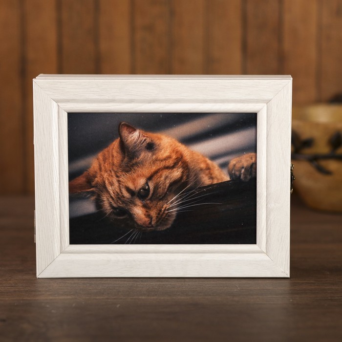 Ключница "Рыжий кот" жемчуг 23,5х18х5 см