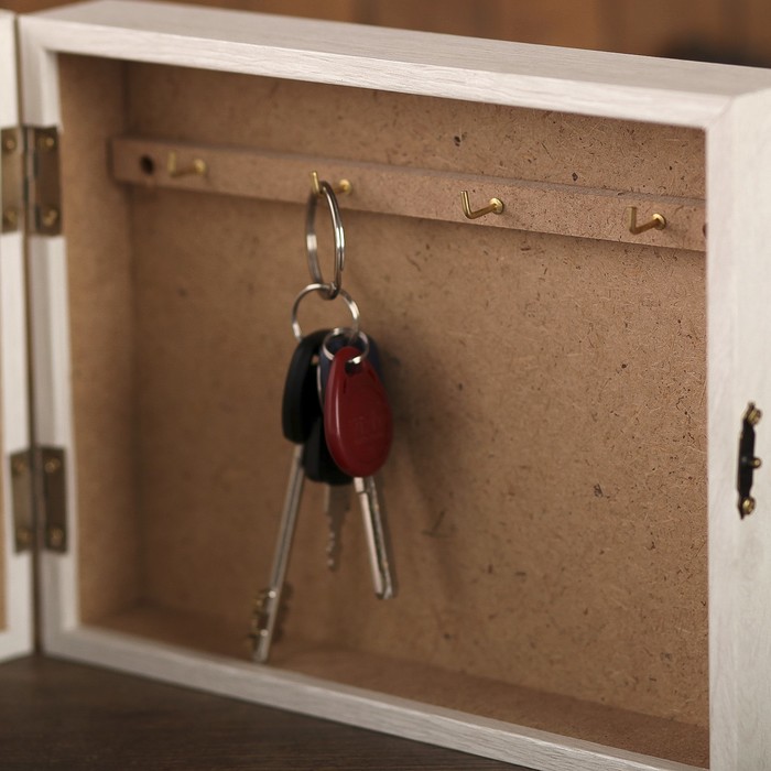 Ключница "Утренний завтрак" жемчуг 23,5х18х5 см