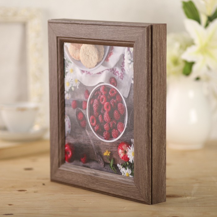 Ключница "Ягоды" коричневая 34,5х29,5х5 см