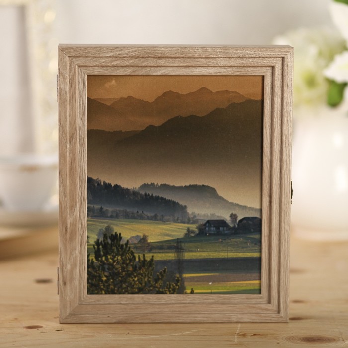 Ключница "Горы" шоколад 30х25х5 см