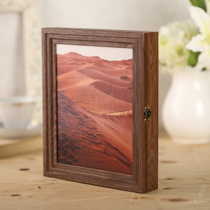 Ключница "Пустыня" шоколад 30х25х5 см