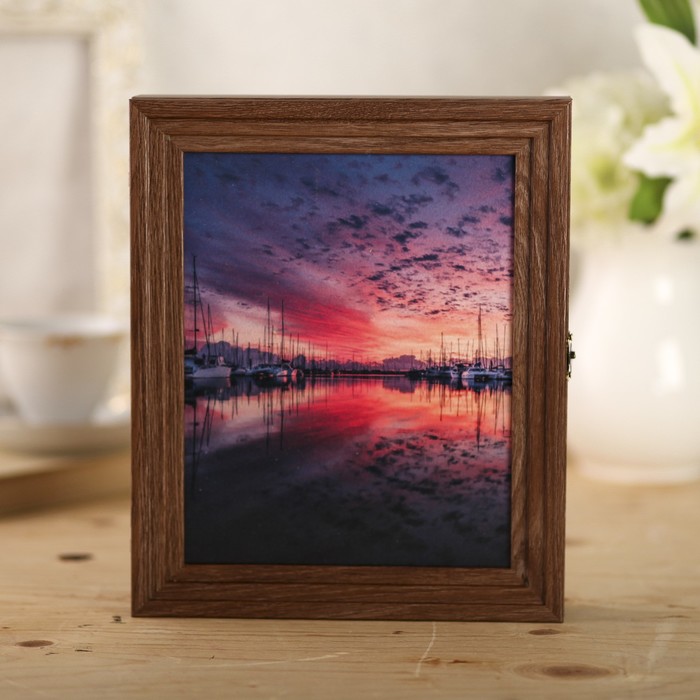 Ключница "На закате" шоколад 30х25х5 см