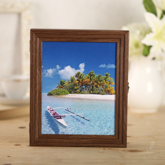 Ключница "Океан" шоколад 30х25х5 см