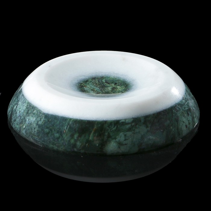 Шар из офиокальцита, с подставкой, D=9 см