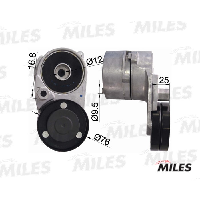 Натяжитель ремня приводного MILES AG00072