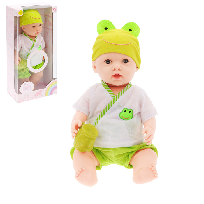 Пупс "Темочка"в костюмчике, звук, с аксессуарами, МИКС