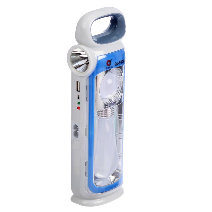 Фонарик 220 В «Инопланетянин», солнечная батарея, 3 ААА не в комп-те, 7.5х23 см микс