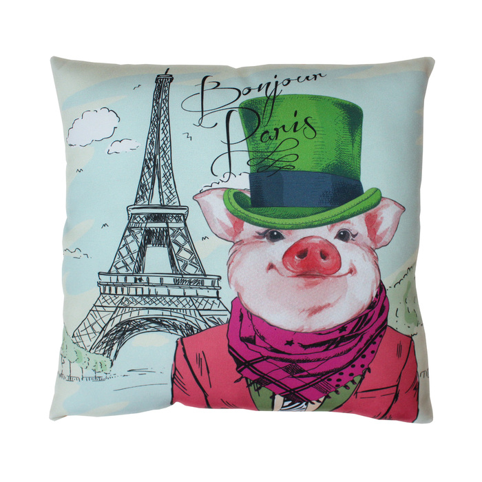 Подушка декор. 35х35 см фотопечать ГК-37, габардин 100% п/э, пл. 160 гр., холлофайбер