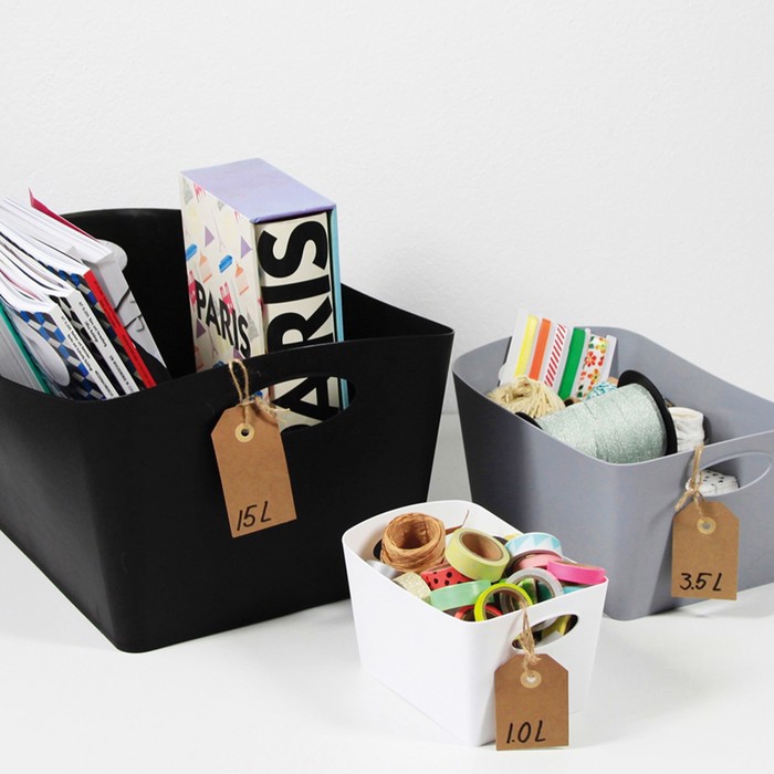 Контейнер для хранения BOXXX L, серый