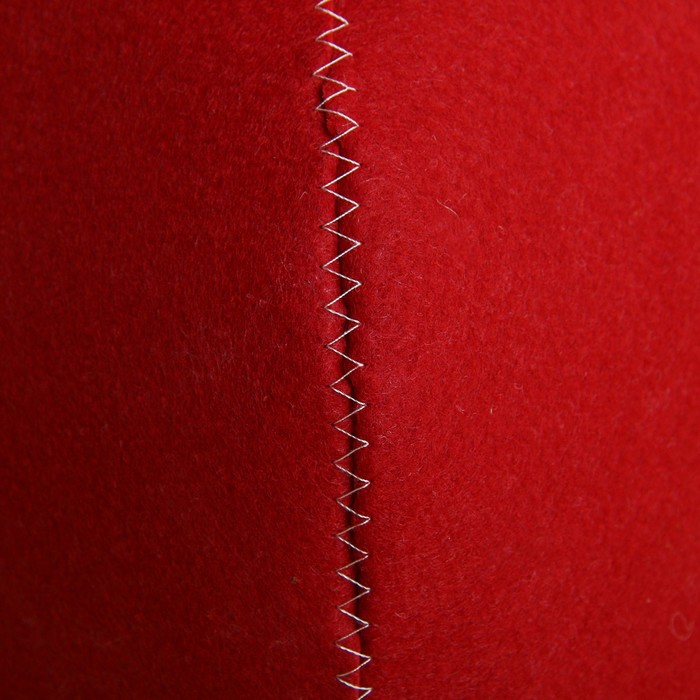 Шапка банная "Новогодняя", женская, войлок, красная