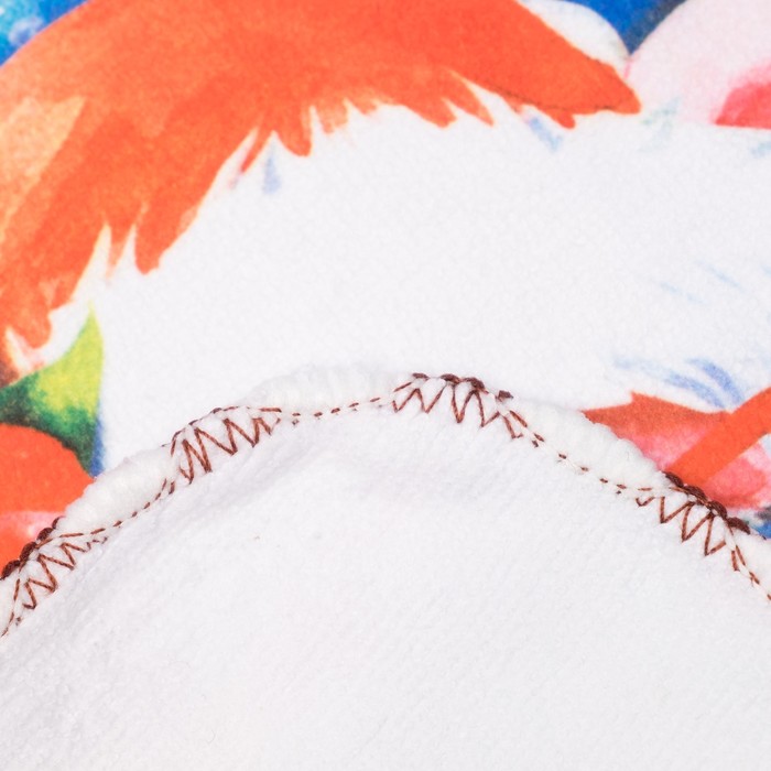 Полотенце микрофибра "Доляна" Мама свинка, 20х20 см, 400 гр/м2