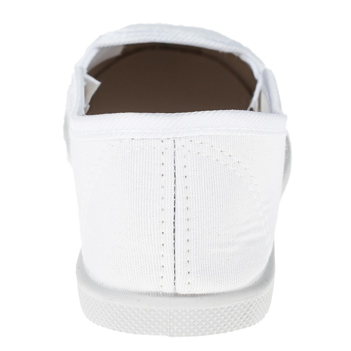 Слипоны KAFTAN женские с наклейкой "Oh yeah", белый, 37 р-р