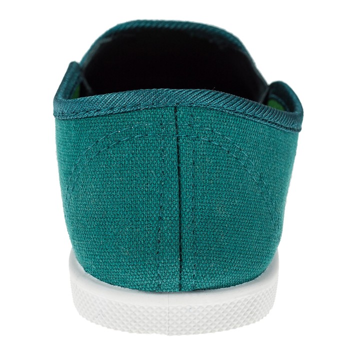 Слипоны KAFTAN женские с наклейкой "Лиса", мор.волна, 37 р-р