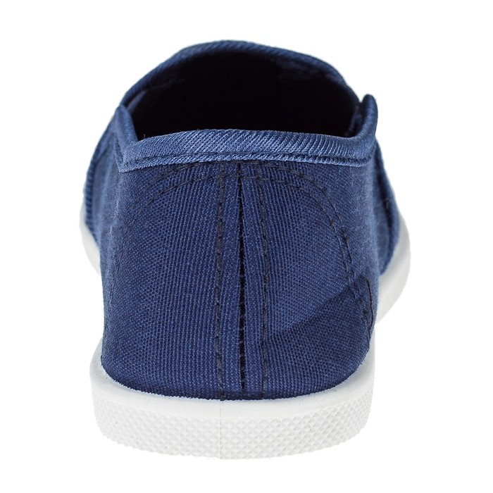 Слипоны KAFTAN женские с наклейкой "Hello time", синий, 39 р-р