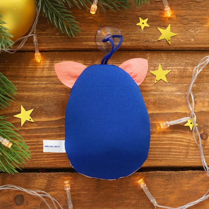 Брелок-антистресс на присоске "Приношу удачу!", хрюша, 11 см