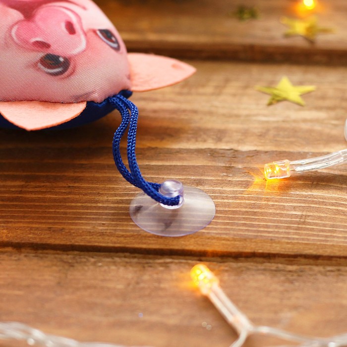 Брелок-антистресс на присоске "Приношу счастье", хрюша, 11 см