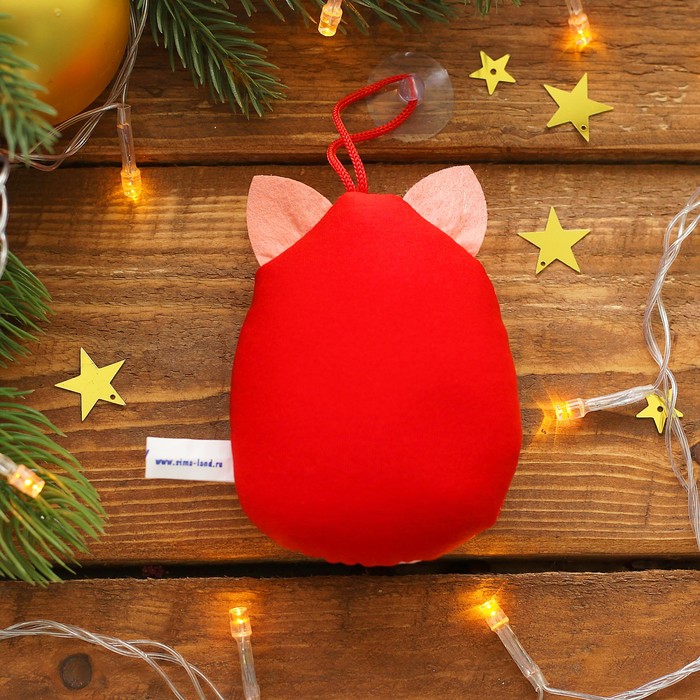 Брелок-антистресс на присоске "Удачи", хрюша, 11 см