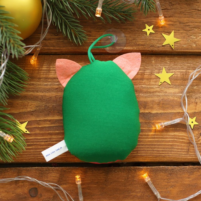 Брелок-антистресс на присоске "Яркого Нового года!", хрюша, 11 см