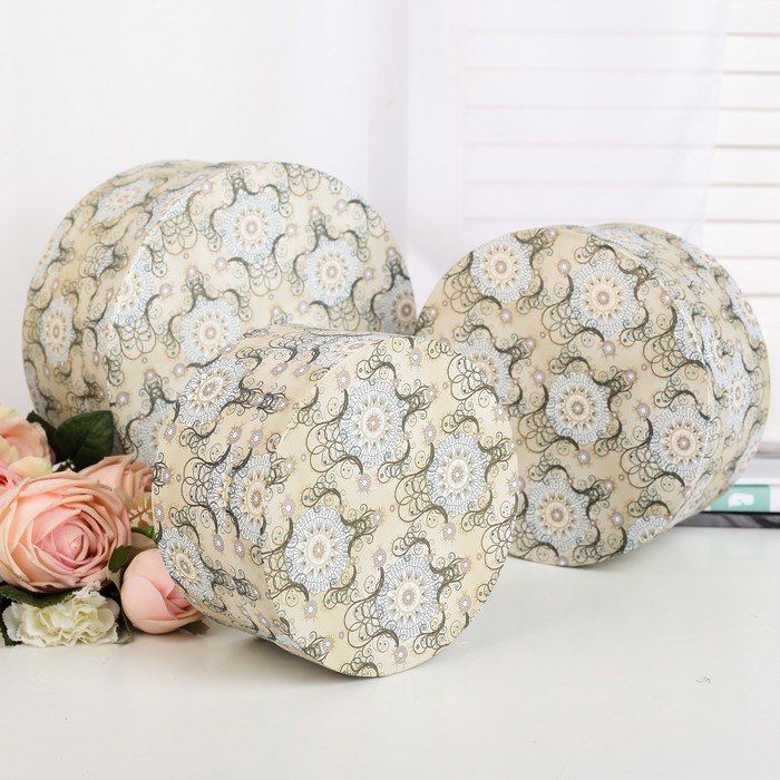 Набор коробок 3в1, 23 х 23 х 11 - 17 х 17 х 9 см