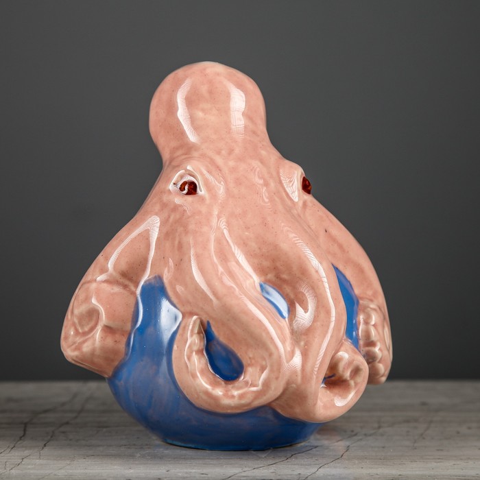 Копилка "Осьминог на шаре", микс