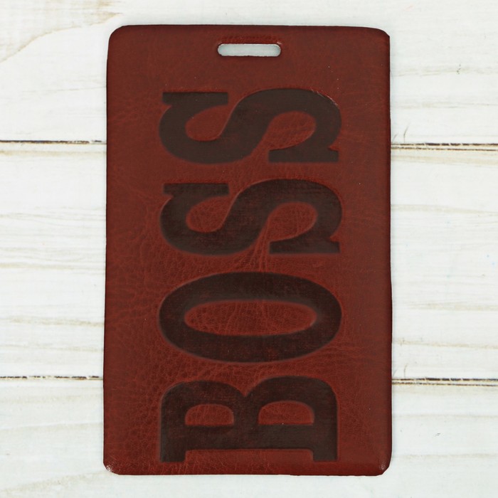 Чехол для карточек и бейджа «BOSS», 6,8 х 10,5 см