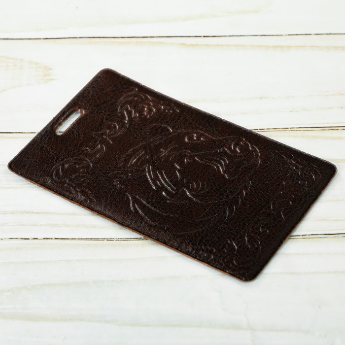 Чехол для карточек и бейджа «Медведь», 6,8 х 10,5 см