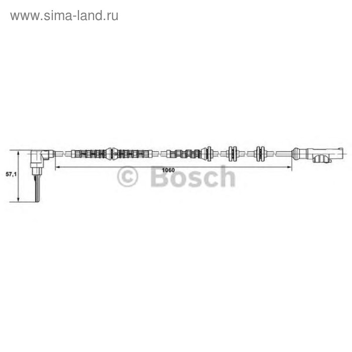 фото Датчик частоты вращения колеса bosch 0265007685