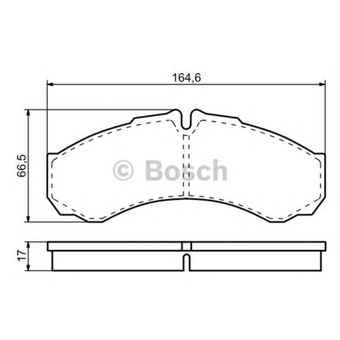 Колодки тормозные  BOSCH 0986424833