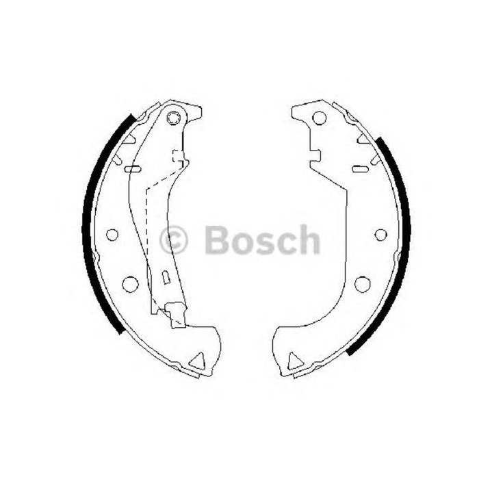 Колодки тормозные BOSCH 0986487626